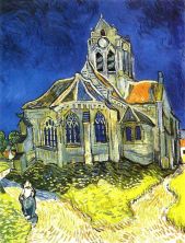 Haga click para ver la imagen ampliada 1890 the church at auvers.jpg